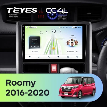 Штатная магнитола Teyes CC4L 6/64 с DTS Toyota Roomy (2016-2020) Правый руль