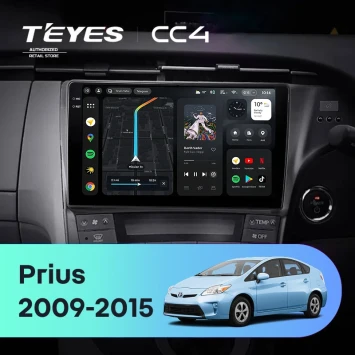 Штатная магнитола Teyes CC4 8/128 Toyota Prius 3 XW30 (2009-2015) F2 правый руль