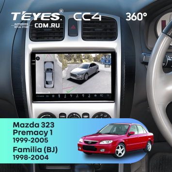 Штатная магнитола Teyes CC4 360 6/64 Mazda Familia (BJ) (1998-2004) F2