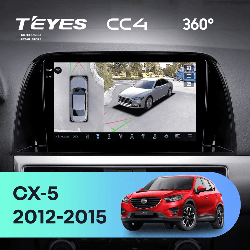 Штатная магнитола Teyes CC4 360 8/128 Mazda CX-5 (2012-2015) Тип-C