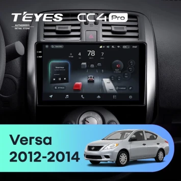Штатная магнитола Teyes CC4 Pro 12/256 Nissan Sunny Versa C17 (2012-2014)