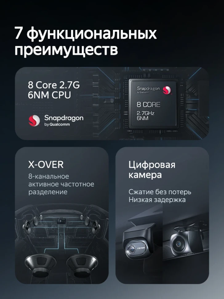Штатная магнитола Teyes CC4 Pro 12/256 Chevrolet Cruze J300 J308 (2012-2015) F3