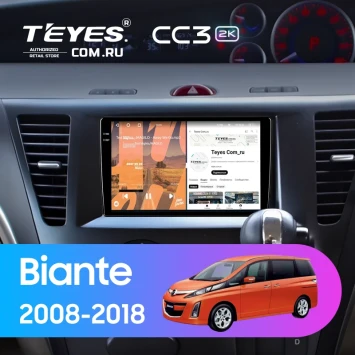 Штатная магнитола Teyes CC3 2K 6/128 Mazda Biante (2008-2018)