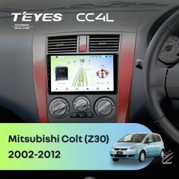 Штатная магнитола Teyes CC4L 6/64 с DTS Mitsubishi Colt (Z30) (2002-2012) Правый руль