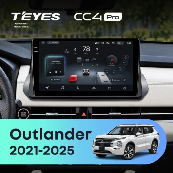 Штатная магнитола Teyes CC4 Pro 12/256 Mitsubishi Outlander GN0W (2021-2025) F3
