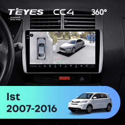 Штатная магнитола Teyes CC4 360 6/64 Toyota Ist XP110 (2007-2016)