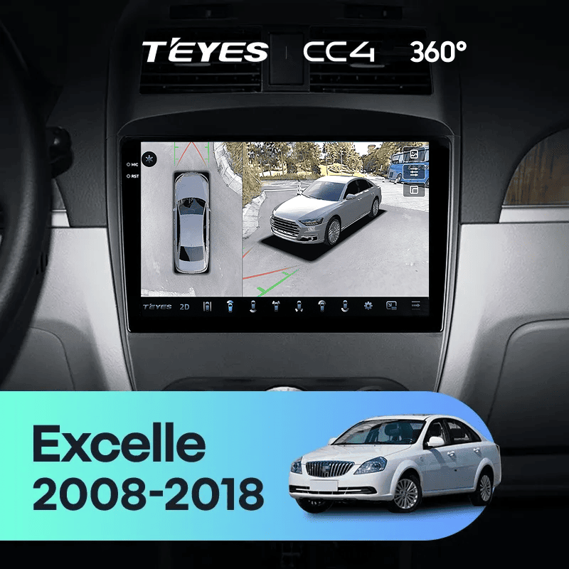 Штатная магнитола Teyes CC4 360 8/128 Buick Excelle (2008-2018)