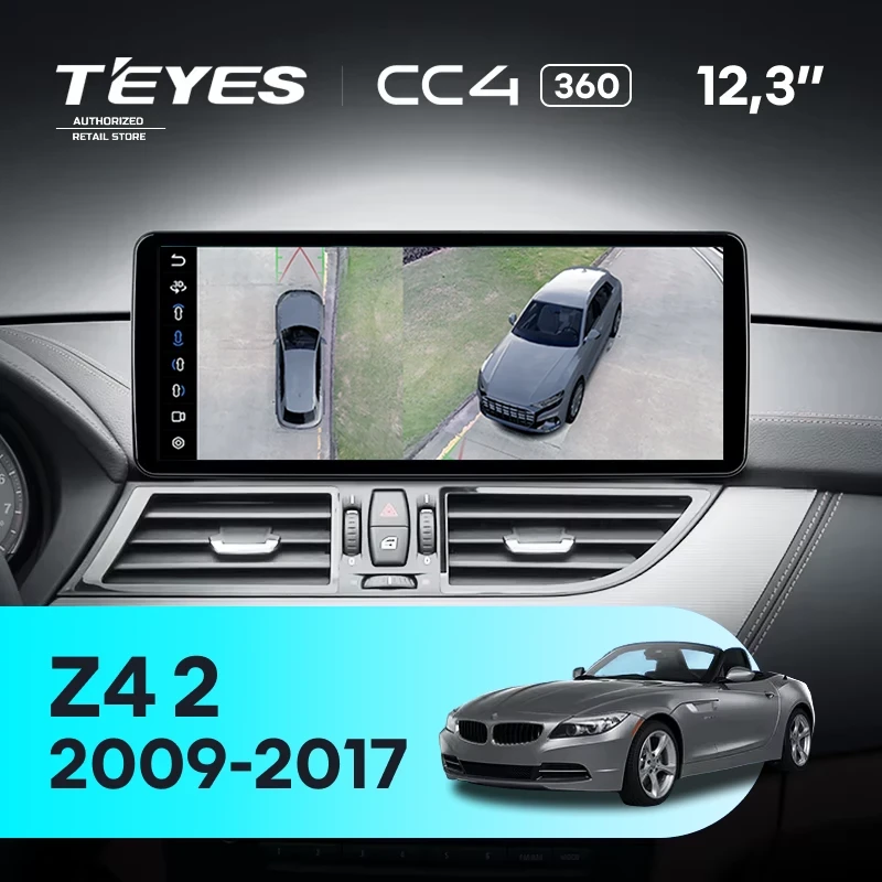 Штатная магнитола Teyes CC4 12.3" 360 6/64 BMW Z4 2 E89 (CIC) (2009-2017)