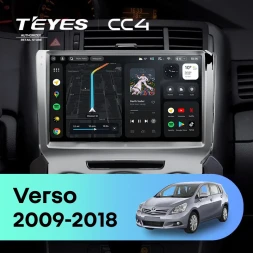 Штатная магнитола Teyes CC4 6/64 Toyota Verso R20 (2009-2018) F3