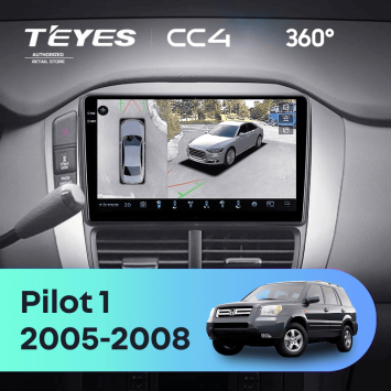 Штатная магнитола Teyes CC4 360 6/64 Honda Pilot 1 (2005-2008)
