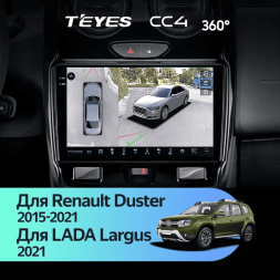 Штатная магнитола Teyes CC4 360 6/64 Lada Largus 2021+ F1
