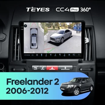 Штатная магнитола Teyes CC4 Pro 360 8/128 Land Rover Freelander 2 (2006-2012)