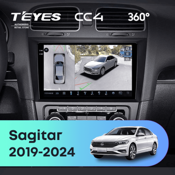 Штатная магнитола Teyes CC4 360 8/128 Volkswagen Sagitar (2019-2024)