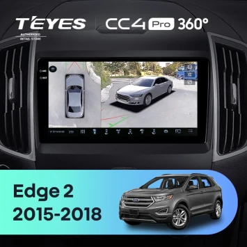 Штатная магнитола Teyes CC4 Pro 360 8/128 Ford Edge 2 (2015-2018) F1