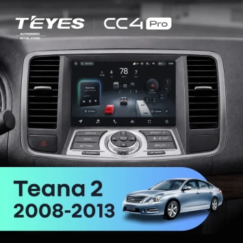 Штатная магнитола Teyes CC4 Pro 12/256 Nissan Teana 2 J32 (2008-2013) F2 Тип-B