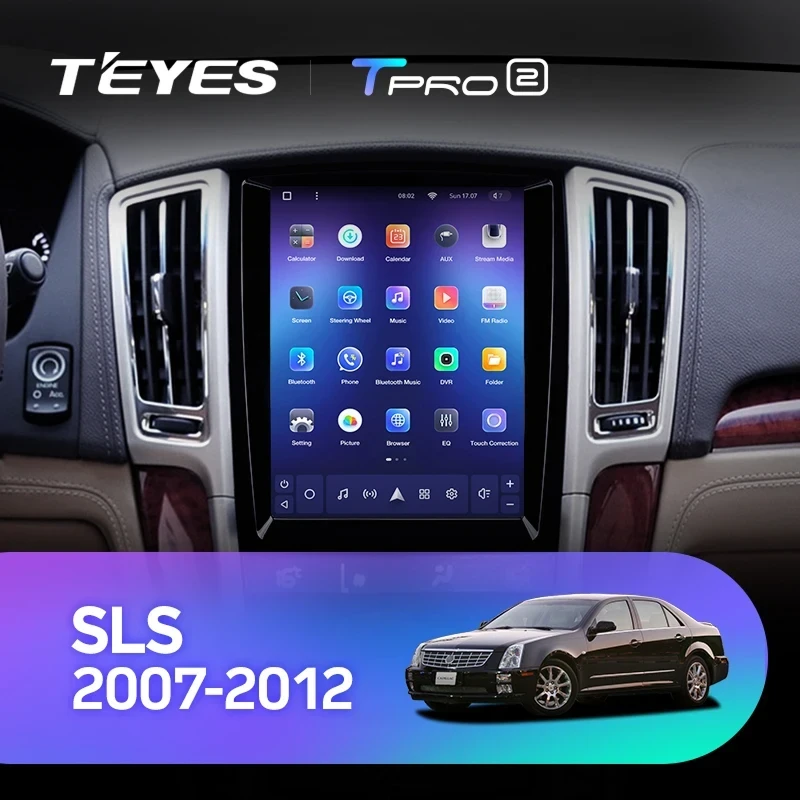 Штатная магнитола Tesla style Teyes TPRO 2 3/32 Cadillac Seville SLS (2007-2012)