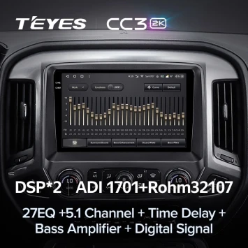 Штатная магнитола Teyes CC3 2K 4/32 Chevrolet Silverado 3 GMTK2 (2013-2019)