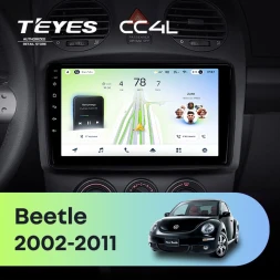 Штатная магнитола Teyes CC4L 6/64 с DTS Volkswagen Beetle A4 (2002-2011)