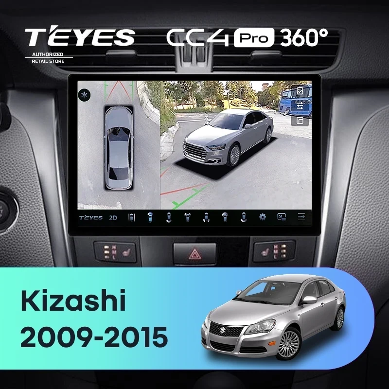 Штатная магнитола Teyes CC4 Pro 360 8/128 Suzuki Kizashi (2009-2015) (11")