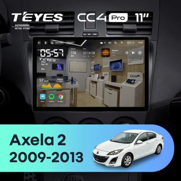 Штатная магнитола Teyes CC4 Pro 8/128 Mazda Axela 2 (2009-2013) (11")
