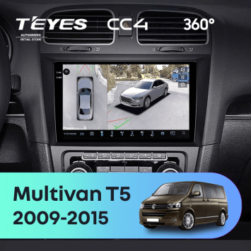 Штатная магнитола Teyes CC4 360 6/64 Volkswagen Multivan T5 (2009-2015)