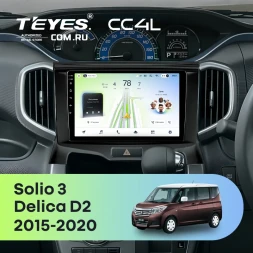 Штатная магнитола Teyes CC4L 6/64 с DTS Mitsubishi Delica D2 (2015-2020)