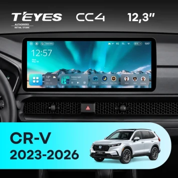 Штатная магнитола Teyes CC4 12.3" 8/128 Honda CR-V (2023-2026)
