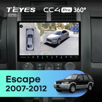 Штатная магнитола Teyes CC4 Pro 360 12/256 Ford Escape (2007-2012) F2 (11")