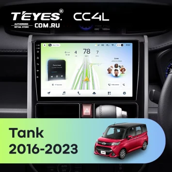 Штатная магнитола Teyes CC4 6/64 Toyota Tank (2016-2023) Правый руль