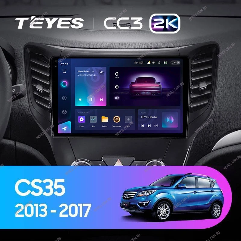 Штатная магнитола Teyes CC3 2K 4/64 Changan CS35 (2013-2017)