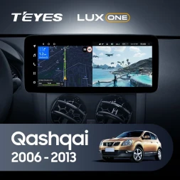 Штатная магнитола Teyes LUX ONE 6/128 Nissan Qashqai 1 J10 (2006-2013)
