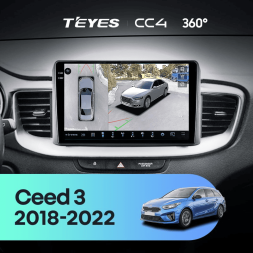 Штатная магнитола Teyes CC4 360 8/128 Kia Ceed 3 CD (2018-2022)
