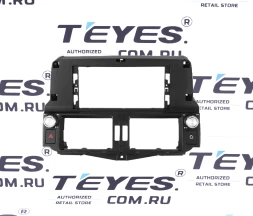 Переходная рамка Toyota Land Cruiser Prado 150 (2009-2013) (12,3")