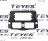 Переходная рамка Toyota Land Cruiser Prado 150 (2009-2013) (12,3")