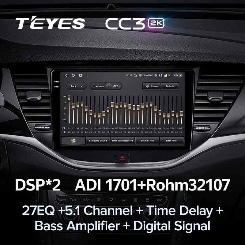 Штатная магнитола Teyes CC3 2K 4/32 Opel Astra K (2020-2022) Тип-B
