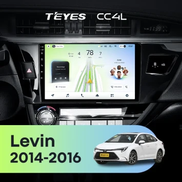 Штатная магнитола Teyes CC4L 4/64 Toyota Levin 1 E180 (2014-2016) Тип-B