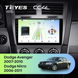 Штатная магнитола Teyes CC4L 4/64 Dodge Nitro (2006-2011)