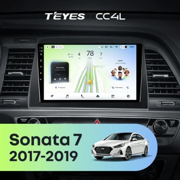 Штатная магнитола Teyes CC4L 4/64 Hyundai Sonata 7 LF (2017-2019)