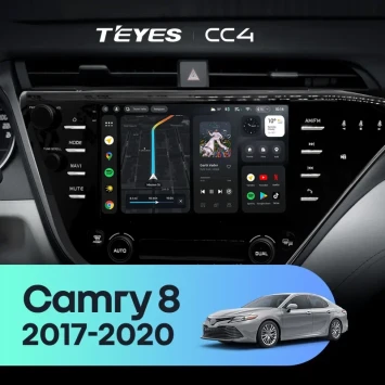 Штатная магнитола Teyes CC4 6/64 Toyota Camry 8 XV 70 (2017-2020) F2