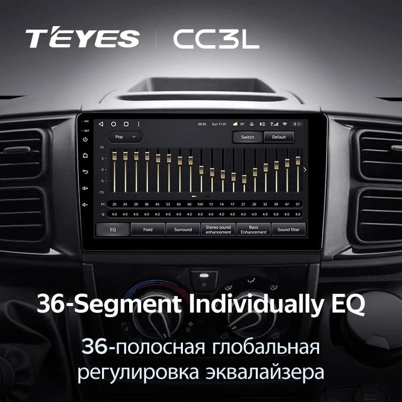 Штатная магнитола Teyes CC3L 4/64 Fiat Ducato Van L3H2 (2021-2023)