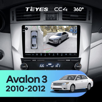 Штатная магнитола Teyes CC4 360 6/64 Toyota Avalon 3 XX30 (2010-2012) F2