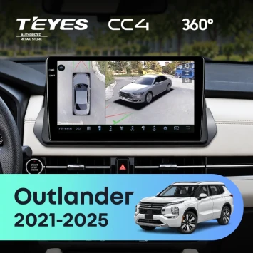 Штатная магнитола Teyes CC4 360 6/64 Mitsubishi Outlander GN0W (2021-2025) F3