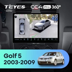 Штатная магнитола Teyes CC4 Pro 360 8/128 Volkswagen Golf 5 (2003-2009) F3 (11")