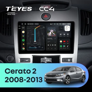 Штатная магнитола Teyes CC4 6/64 Kia Cerato 2 TD (2008-2013) F1