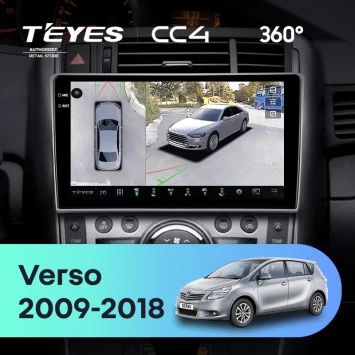 Штатная магнитола Teyes CC4 360 6/64 Toyota Verso R20 (2009-2018) F1