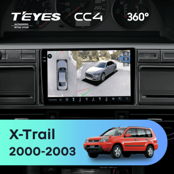 Штатная магнитола Teyes CC4 360 8/128 Nissan X-Trail 1 T30 (2000-2003)