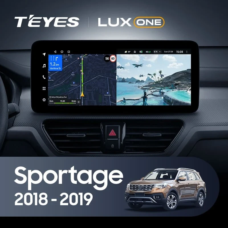 Штатная магнитола Teyes LUX ONE 360 6/128 kia Sportage (2018-2019) Тип-B