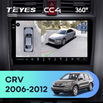 Штатная магнитола Teyes CC4 360 8/128 Honda CR-V 3 RE (2006-2012)