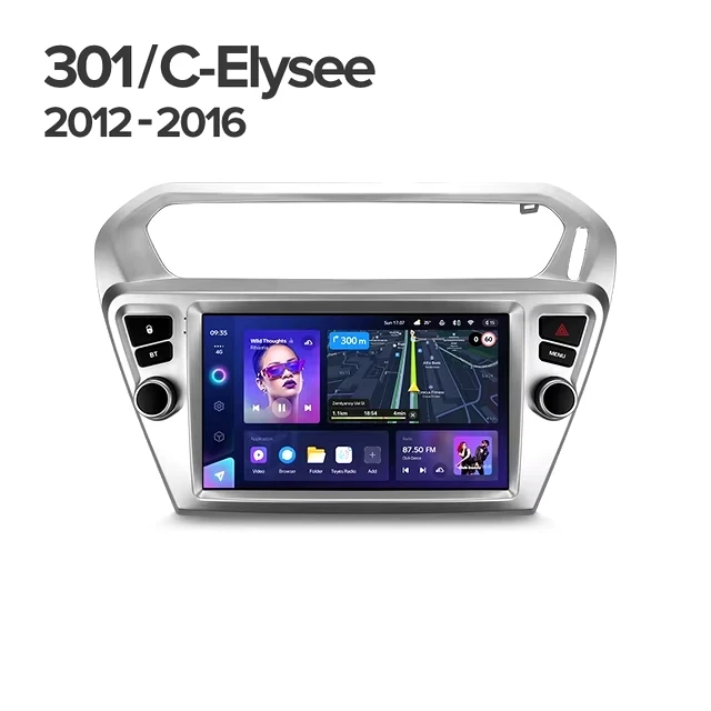 Штатная магнитола Teyes CC3L 4/32 Citroen C-Elysee (2012-2016) F1