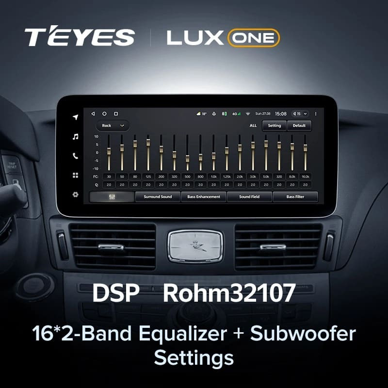Штатная магнитола Teyes LUX ONE 4/64 Infiniti Q70 1 M25 M37 M56 4 (2009-2024) Тип-B